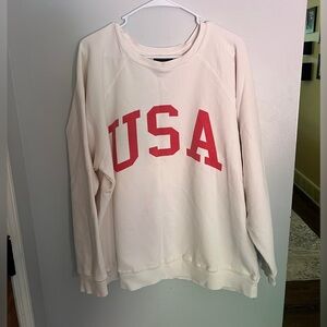 Free people USA sweater- stains!